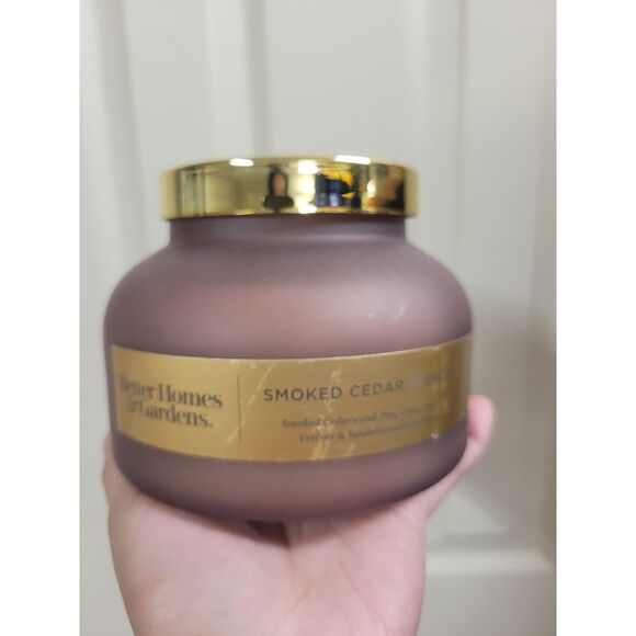 Better Homes and Garden Smoke Cedar & Snow 2-Wick Candle - Picture 1 of 3